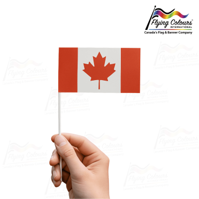Canada Paper Flag - Mock Up